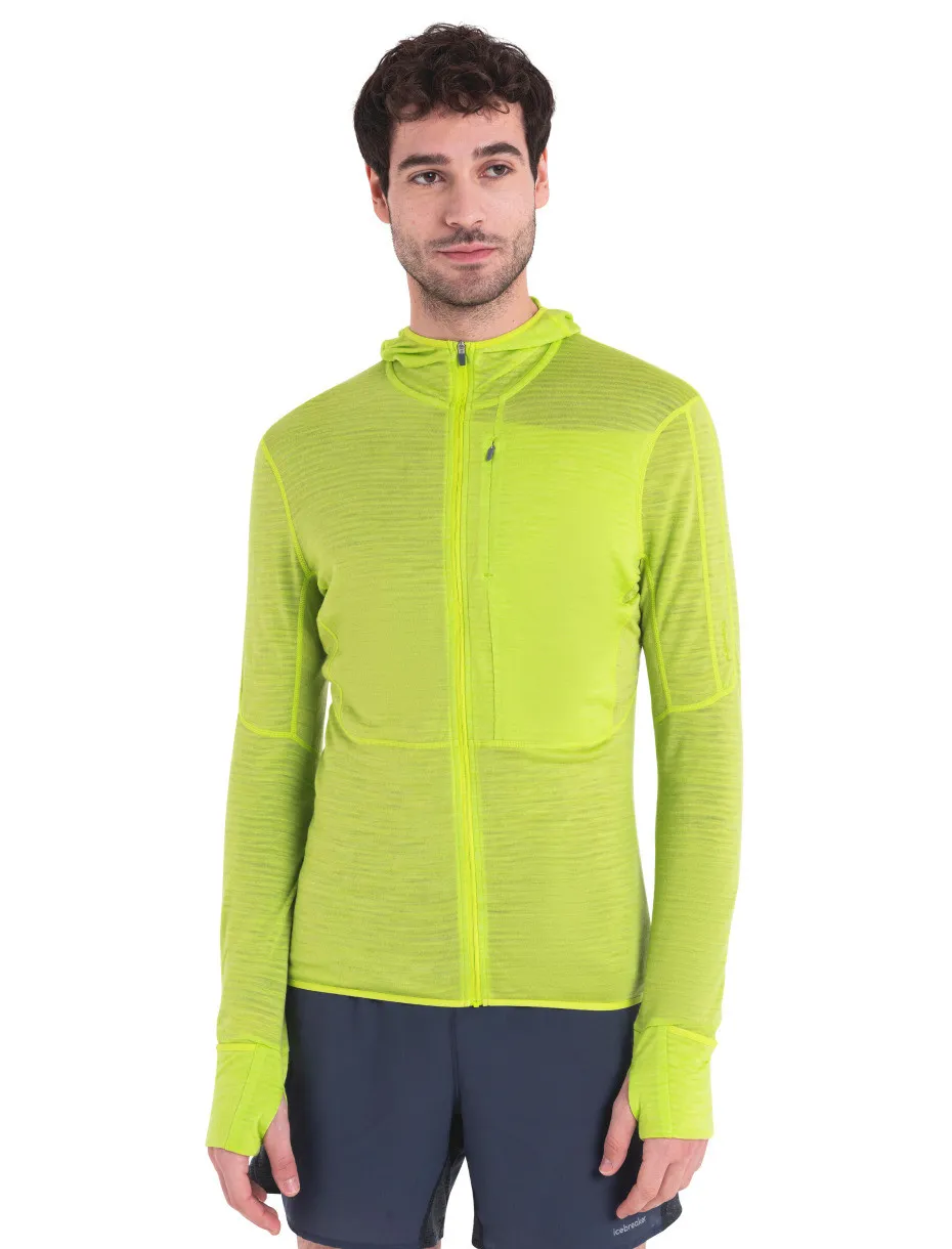 Icebreaker Men's Merino Realfleece™ Descender Long Sleeve Zip Hoodie Icebreaker Men's Merino Realfleece™ Descender Long Sleeve Zip Hoodie