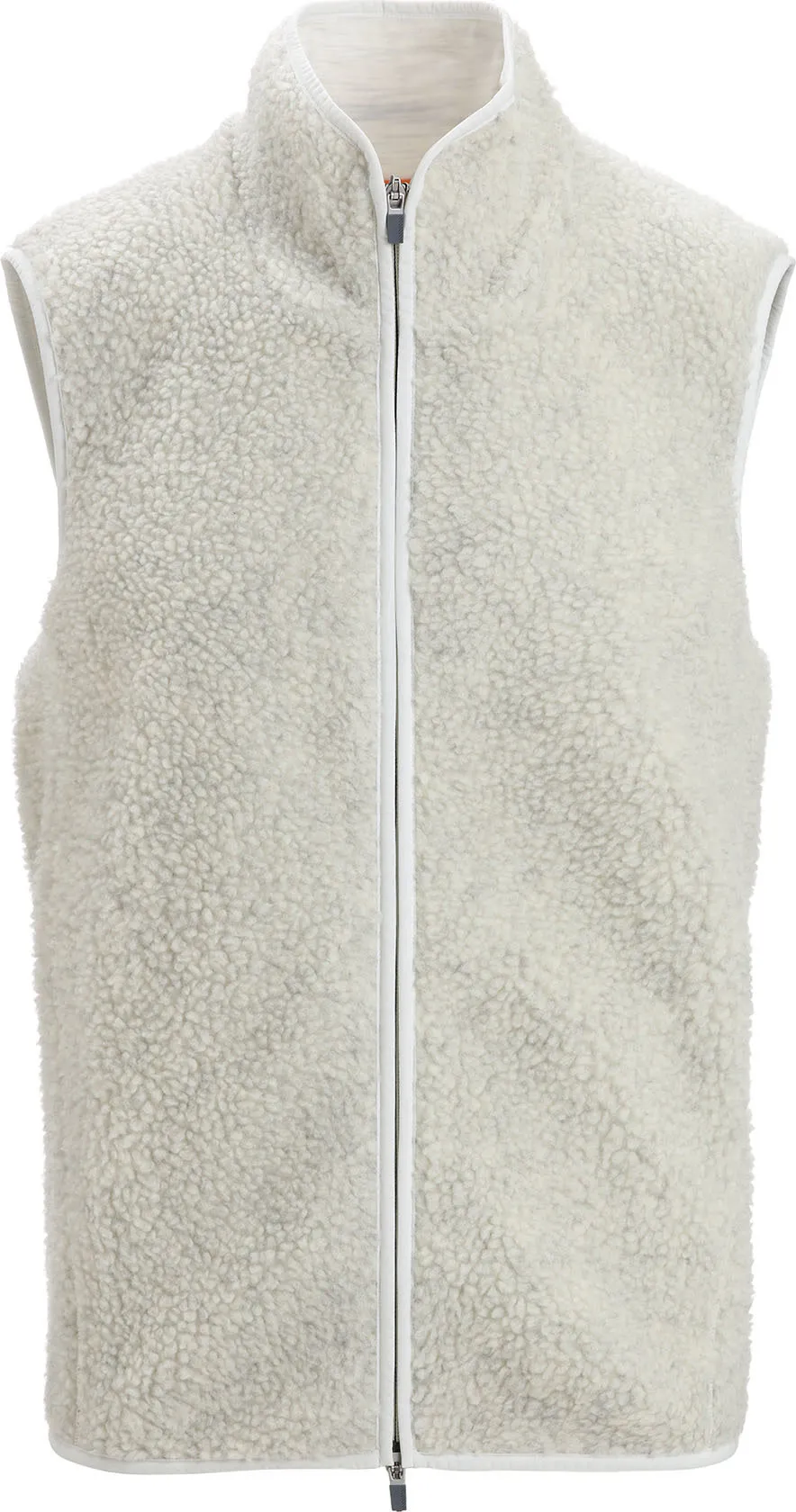 Icebreaker Men's RealFleece™ High Pile Vest, ECRU HTHR/SNOW Icebreaker Men's RealFleece™ High Pile Vest, ECRU HTHR/SNOW