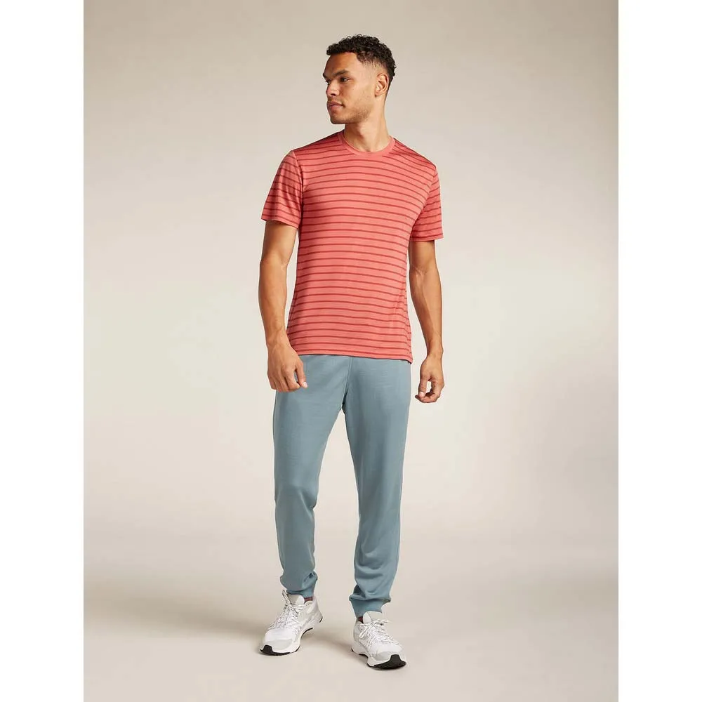 Icebreaker Merino 125 Cool Lite Drayden Stripe T-shirt Med Korta ärmar Icebreaker Merino 125 Cool Lite Drayden Stripe T-shirt Med Korta ärmar