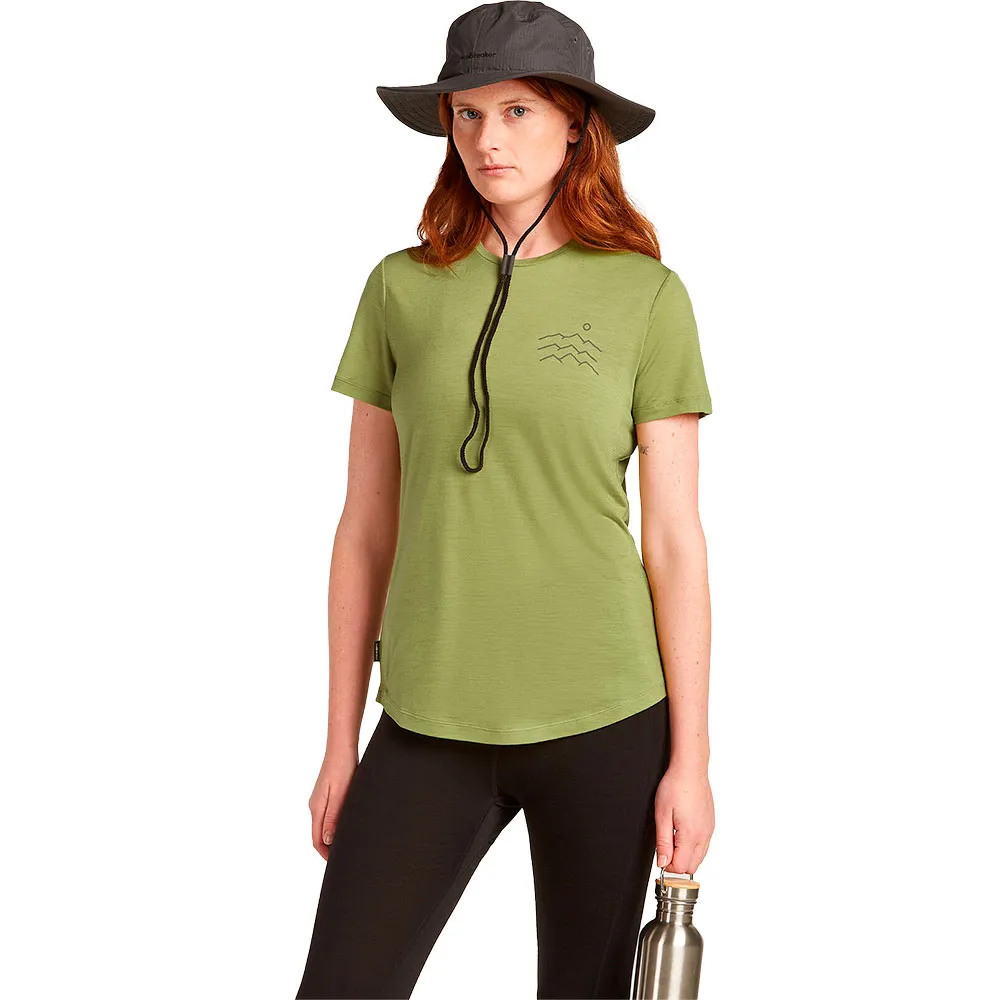 Icebreaker Merino 125 Cool Lite Sphere Across T-shirt Med Korta ärmar