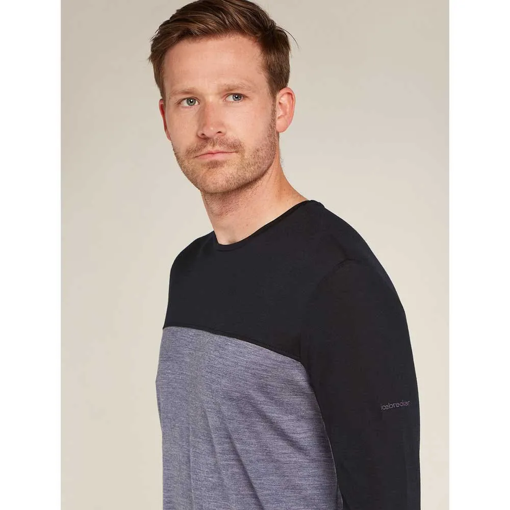 Icebreaker Merino 125 Cool-lite Sphere Colour Block T-shirt Med Lång ärm Icebreaker Merino 125 Cool-lite Sphere Colour Block T-shirt Med Lång ärm