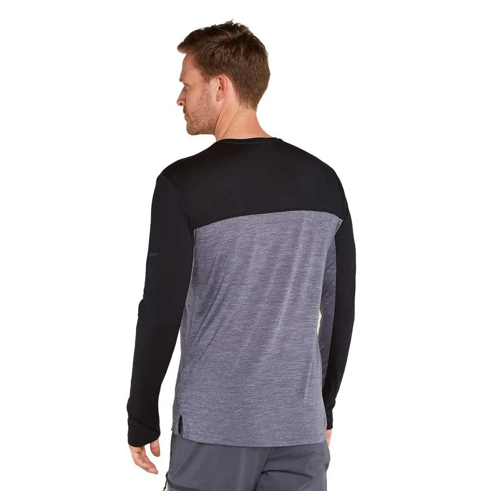 Icebreaker Merino 125 Cool-lite Sphere Colour Block T-shirt Med Lång ärm Icebreaker Merino 125 Cool-lite Sphere Colour Block T-shirt Med Lång ärm
