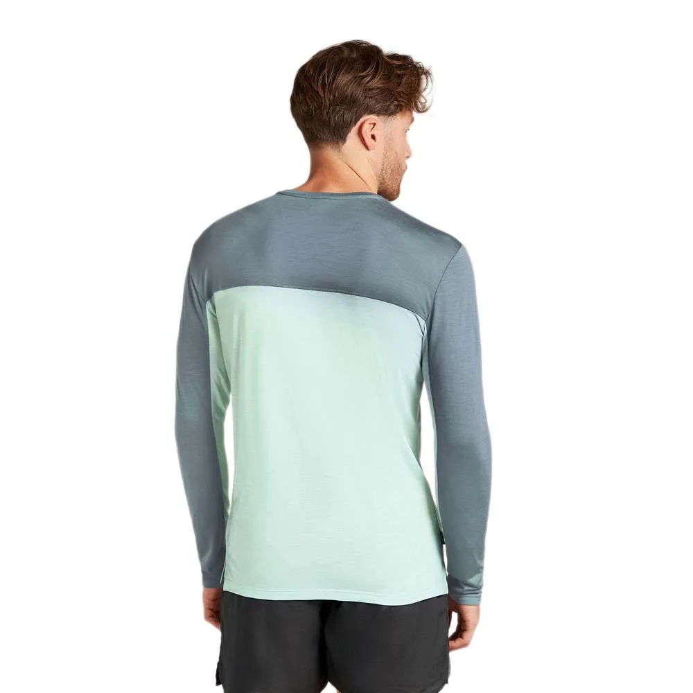 Icebreaker Merino 125 Cool Lite Sphere Colourblock T-shirt Med Lång ärm