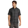 Icebreaker Merino 125 Cool Lite Steveston Plaid Kortärmad Skjorta, Obsidian / black / plaid