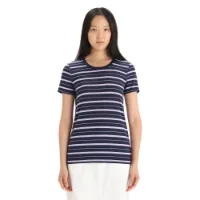 Icebreaker Merino 125 Cool Lite Wave Stripe T-shirt Med Korta ärmar Icebreaker Merino 125 Cool Lite Wave Stripe T-shirt Med Korta ärmar