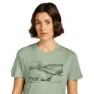 Icebreaker Merino 150 Tech Lite Crop The Climb T-shirt Med Korta ärmar