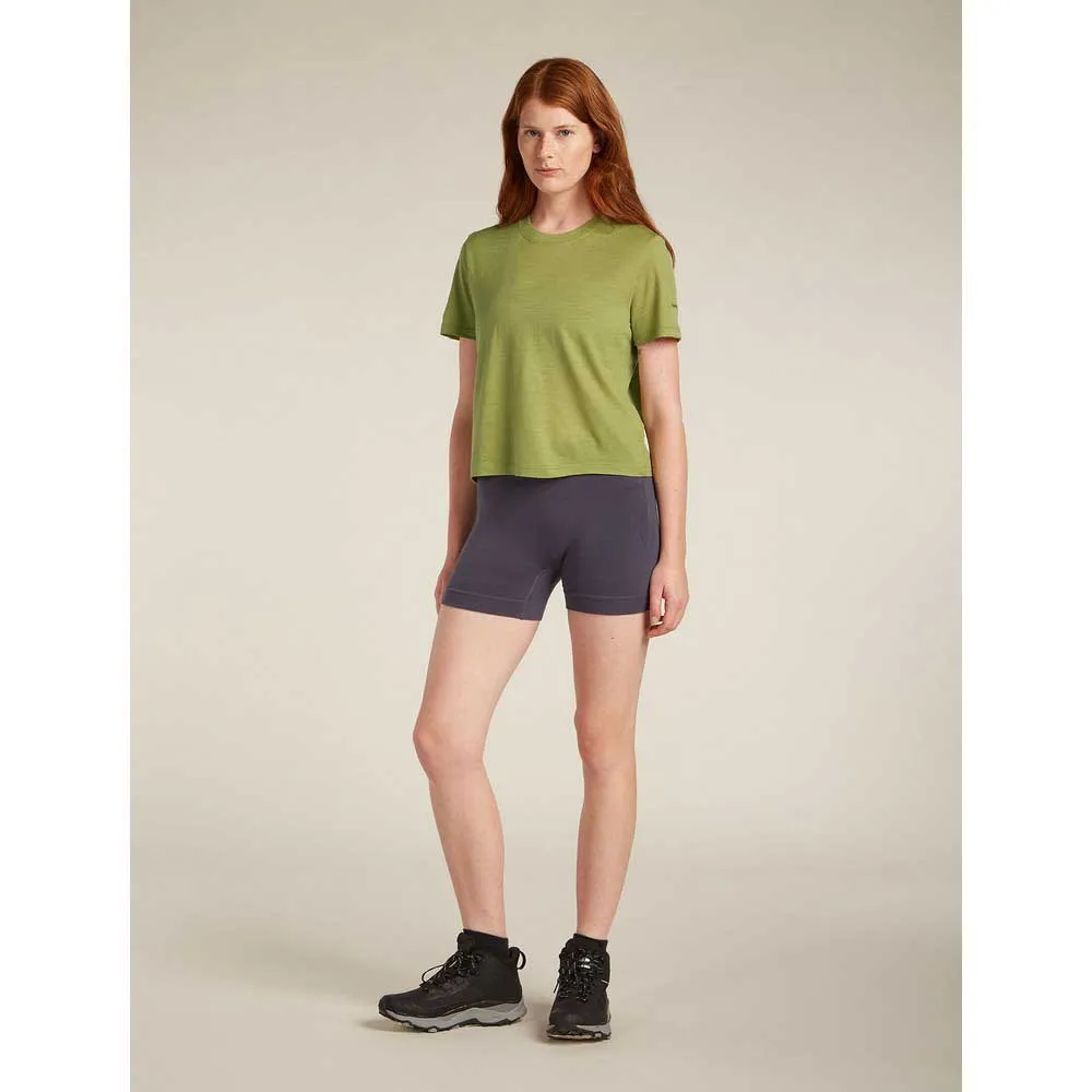 Icebreaker Merino 150 Tech Lite Iii Crop T-shirt Med Korta ärmar