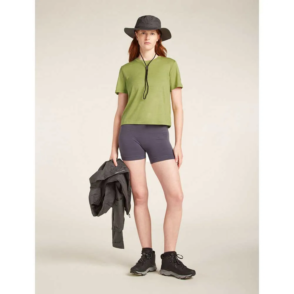 Icebreaker Merino 150 Tech Lite Iii Crop T-shirt Med Korta ärmar