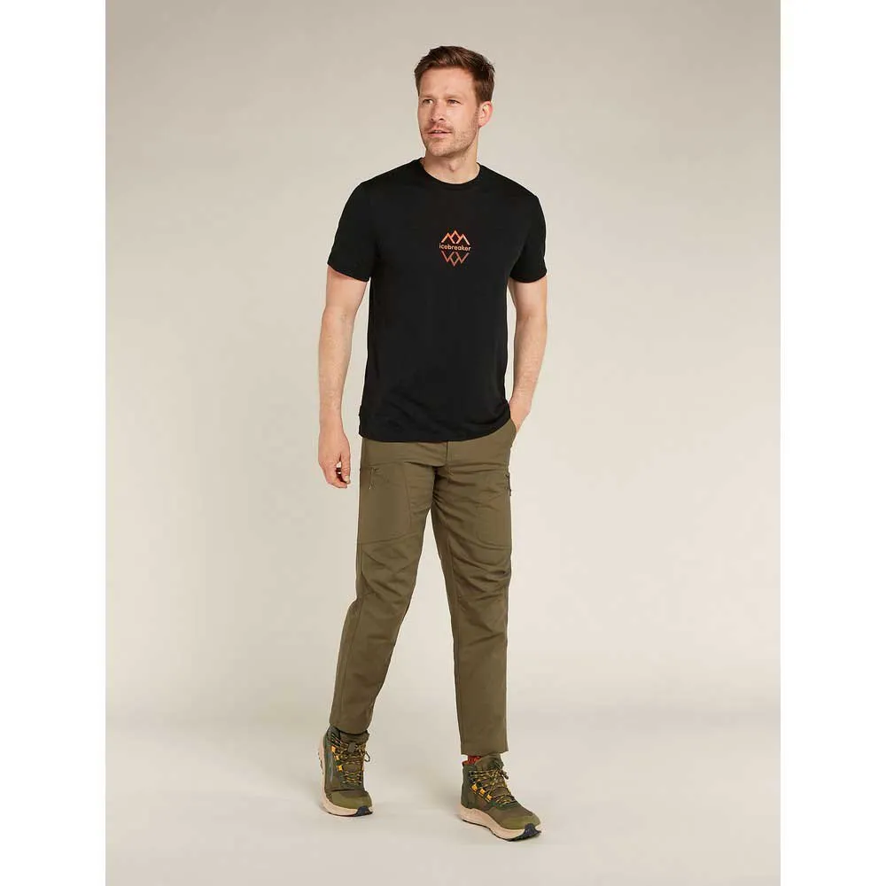 Icebreaker Merino 150 Tech Lite Iii Logo Reflections T-shirt Med Korta ärmar, Black