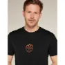 Icebreaker Merino 150 Tech Lite Iii Logo Reflections T-shirt Med Korta ärmar, Black