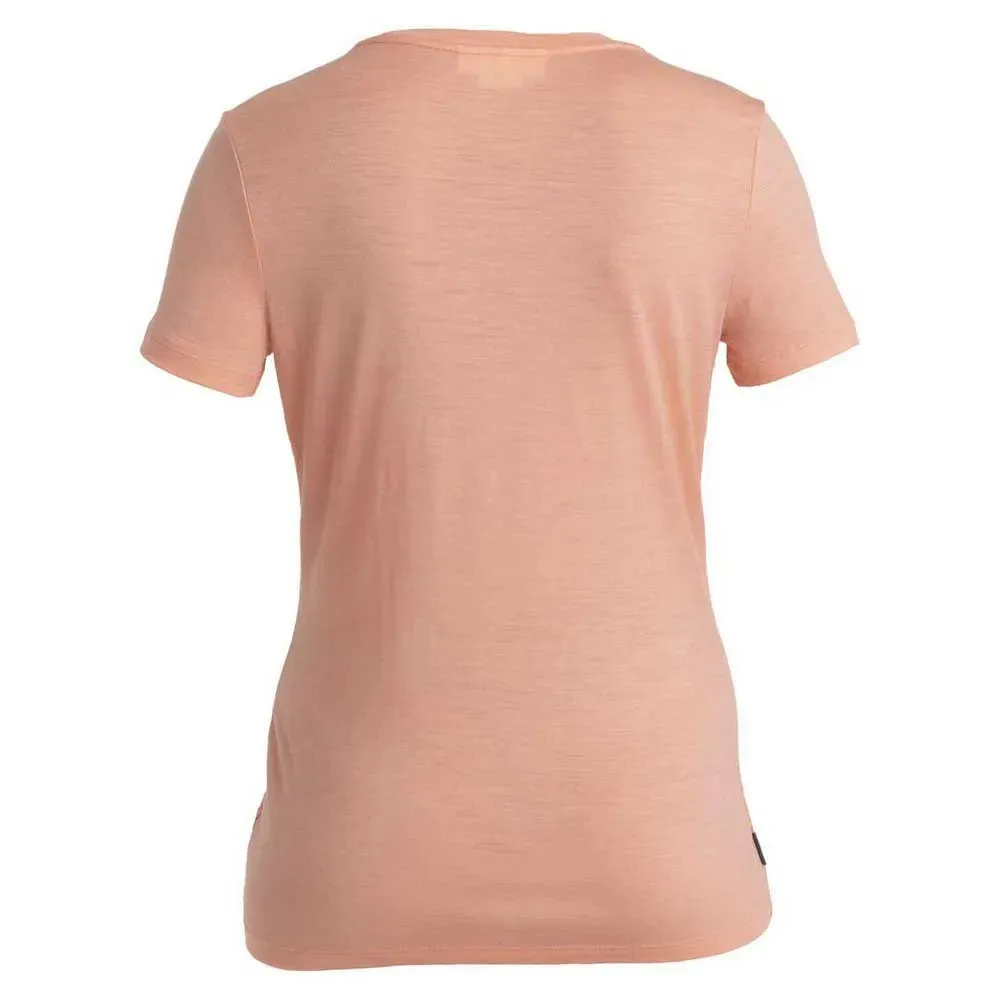 Icebreaker Merino 150 Tech Lite Iii Scoop Through The Woods T-shirt Med Korta ärmar, Glow Icebreaker Merino 150 Tech Lite Iii Scoop Through The Woods T-shirt Med Korta ärmar, Glow