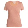 Icebreaker Merino 150 Tech Lite Iii Scoop Through The Woods T-shirt Med Korta ärmar, Glow