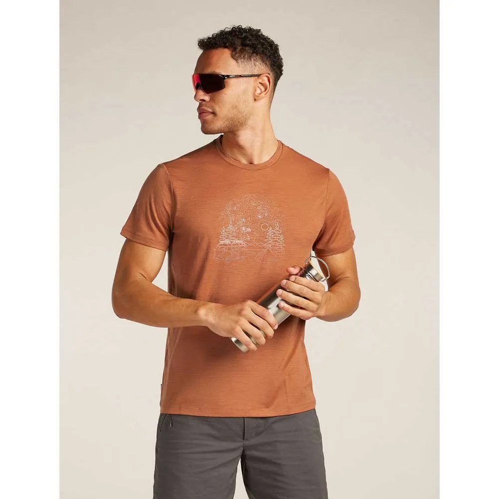 Icebreaker Merino 150 Tech Lite Iii Van Camp T-shirt Med Korta ärmar