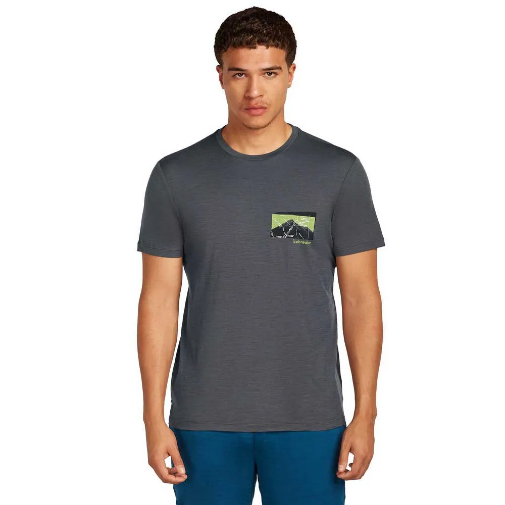 Icebreaker Merino 150 Tech Lite Infographic T-shirt Med Korta ärmar Icebreaker Merino 150 Tech Lite Infographic T-shirt Med Korta ärmar