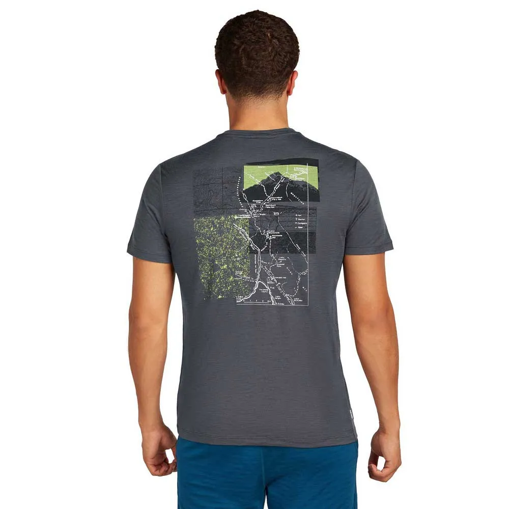 Icebreaker Merino 150 Tech Lite Infographic T-shirt Med Korta ärmar Icebreaker Merino 150 Tech Lite Infographic T-shirt Med Korta ärmar