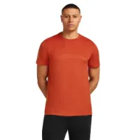 Icebreaker Merino 150 Tech Lite Mountain Pulse T-shirt Med Korta ärmar Icebreaker Merino 150 Tech Lite Mountain Pulse T-shirt Med Korta ärmar