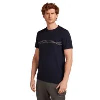 Icebreaker Merino 150 Tech Lite Mountain Pulse T-shirt Med Korta ärmar Icebreaker Merino 150 Tech Lite Mountain Pulse T-shirt Med Korta ärmar