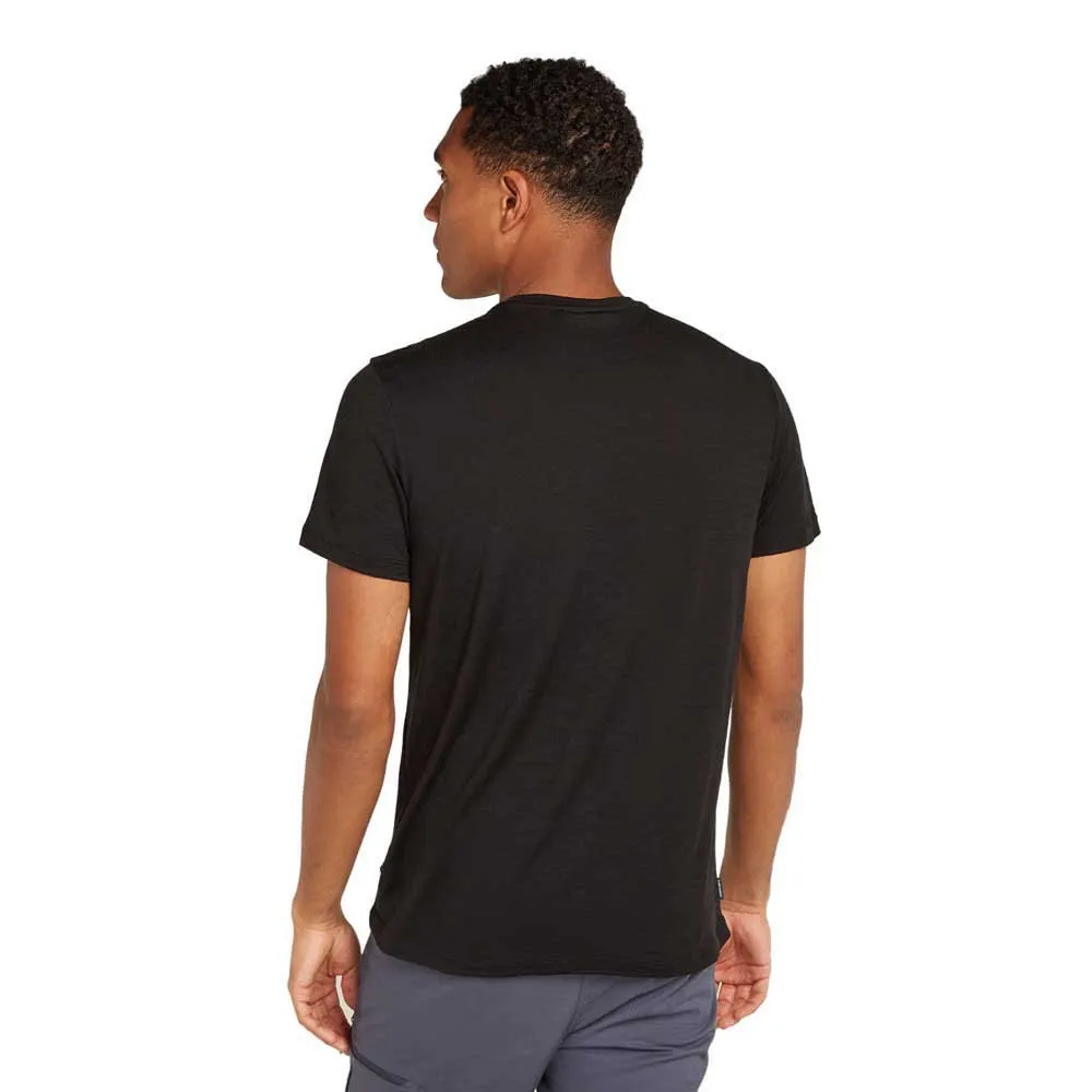Icebreaker Merino 150 Tech Lite Natural Ski Tour T-shirt Med Korta ärmar, Black Icebreaker Merino 150 Tech Lite Natural Ski Tour T-shirt Med Korta ärmar, Black