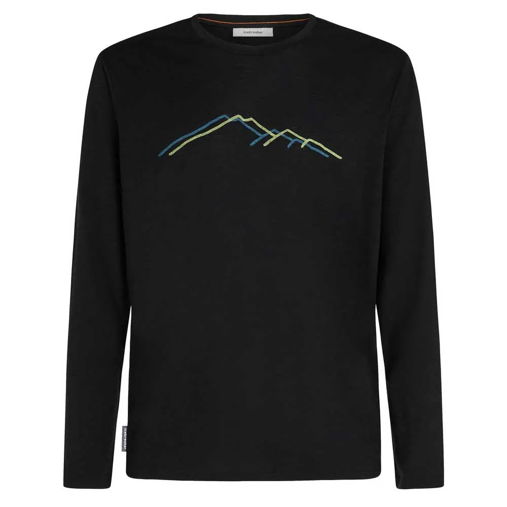 Icebreaker Merino 150 Tech Lite Rainer Ridge T-shirt Med Lång ärm Icebreaker Merino 150 Tech Lite Rainer Ridge T-shirt Med Lång ärm