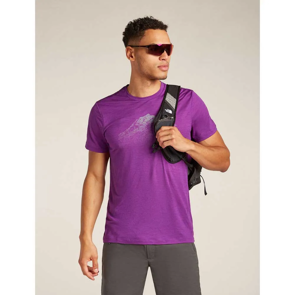 Icebreaker Merino 150 Tech Lite Rising Light T-shirt Med Korta ärmar Icebreaker Merino 150 Tech Lite Rising Light T-shirt Med Korta ärmar