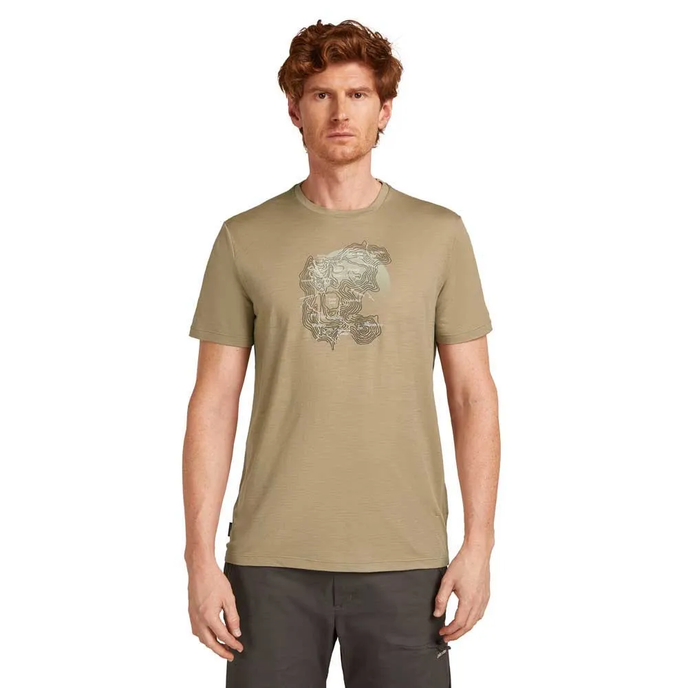 Icebreaker Merino 150 Tech Lite Ruapehu Round T-shirt Med Korta ärmar Icebreaker Merino 150 Tech Lite Ruapehu Round T-shirt Med Korta ärmar