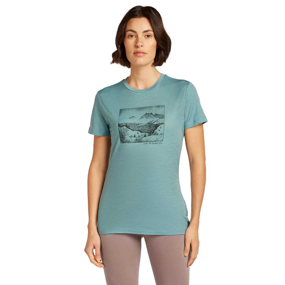 Icebreaker Merino 150 Tech Lite Terrain T-shirt Med Korta ärmar Icebreaker Merino 150 Tech Lite Terrain T-shirt Med Korta ärmar