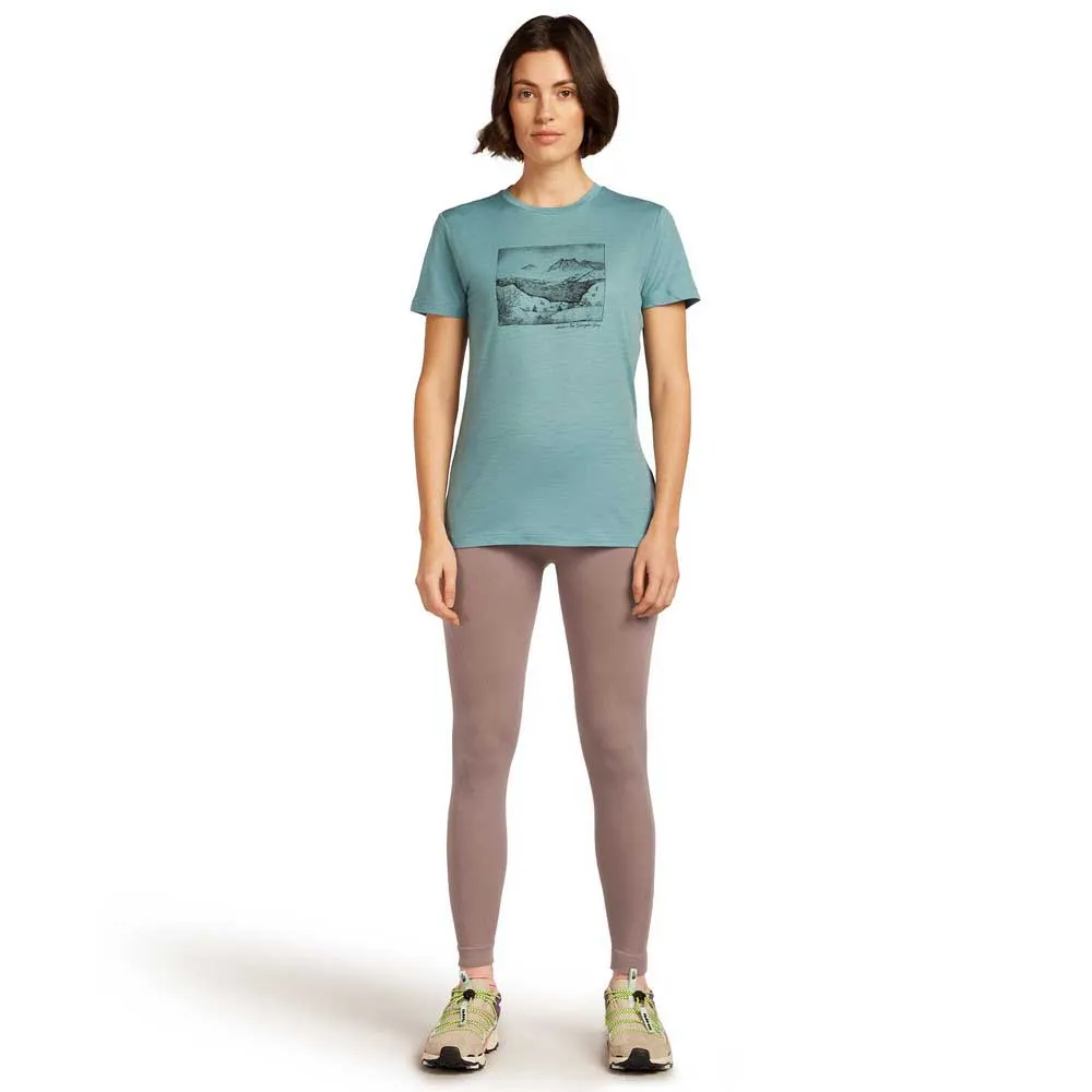 Icebreaker Merino 150 Tech Lite Terrain T-shirt Med Korta ärmar Icebreaker Merino 150 Tech Lite Terrain T-shirt Med Korta ärmar