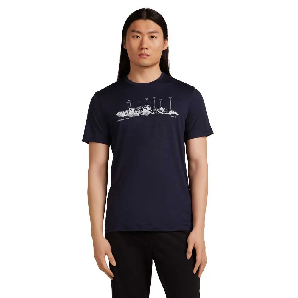 Icebreaker Merino 150 Tech Lite The Peaks T-shirt Med Korta ärmar Icebreaker Merino 150 Tech Lite The Peaks T-shirt Med Korta ärmar