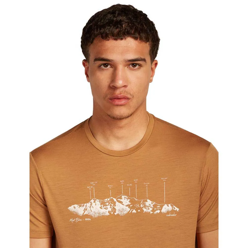 Icebreaker Merino 150 Tech Lite The Peaks T-shirt Med Korta ärmar