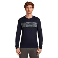 Icebreaker Merino 200 Oasis Crewe Elevation Line Långärmad Baslager