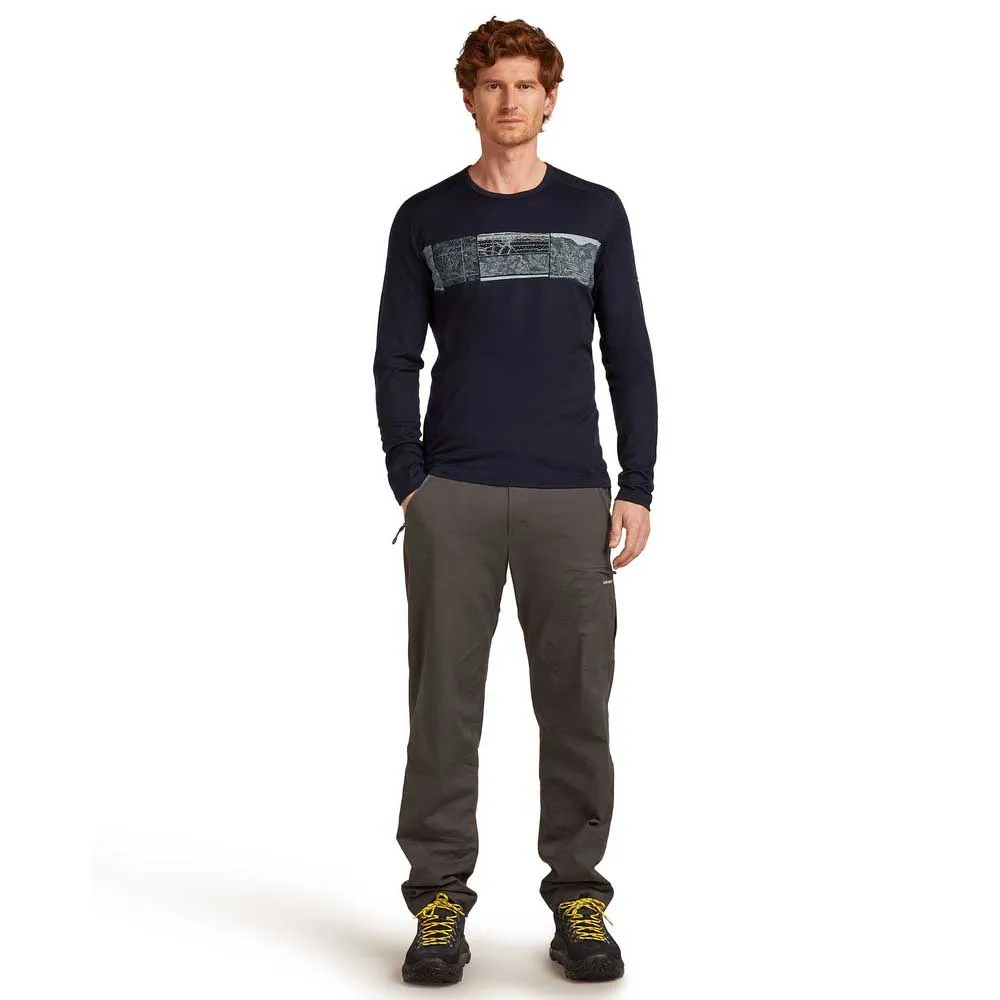 Icebreaker Merino 200 Oasis Crewe Elevation Line Långärmad Baslager Icebreaker Merino 200 Oasis Crewe Elevation Line Långärmad Baslager