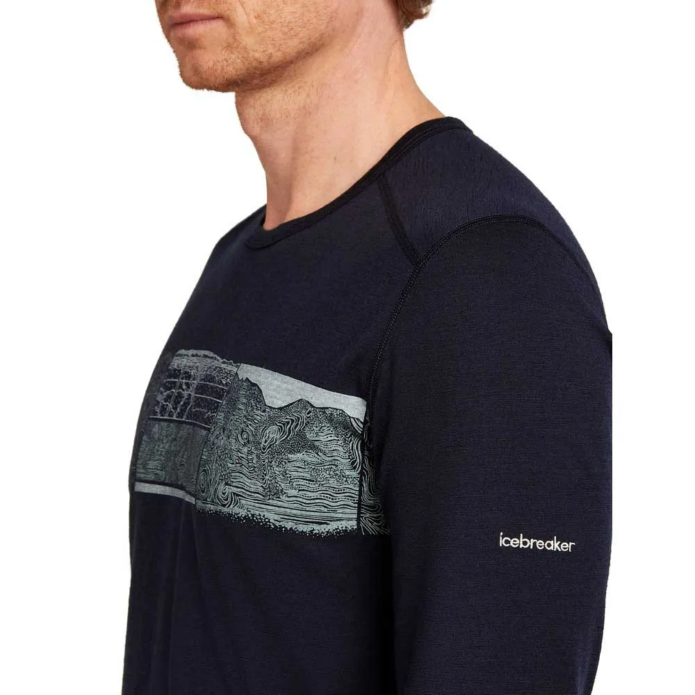 Icebreaker Merino 200 Oasis Crewe Elevation Line Långärmad Baslager Icebreaker Merino 200 Oasis Crewe Elevation Line Långärmad Baslager