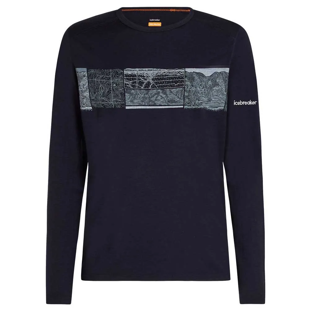 Icebreaker Merino 200 Oasis Crewe Elevation Line Långärmad Baslager Icebreaker Merino 200 Oasis Crewe Elevation Line Långärmad Baslager