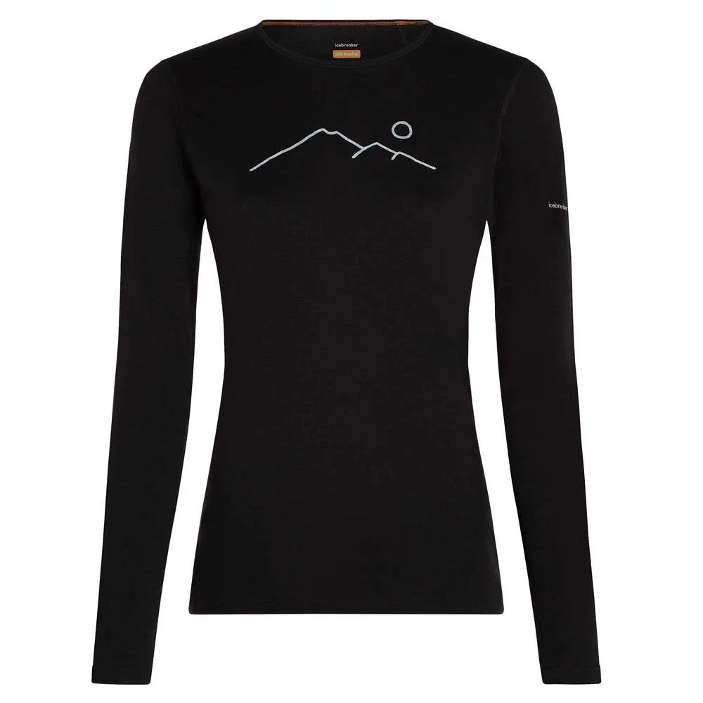 Icebreaker Merino 200 Oasis Crewe Rainer Ridge Långärmad Baslager Icebreaker Merino 200 Oasis Crewe Rainer Ridge Långärmad Baslager