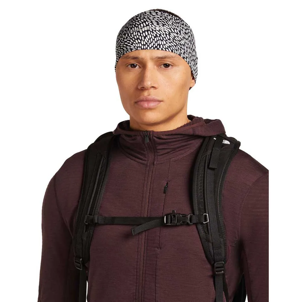 Icebreaker Merino 200 Oasis Flock Forms Aop Hårband male