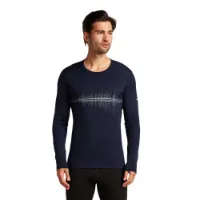Icebreaker Merino 200 Oasis Snow Wave Långärmad Baslager Icebreaker Merino 200 Oasis Snow Wave Långärmad Baslager