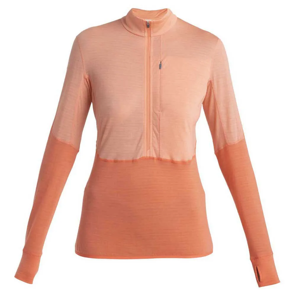 Icebreaker Merino 200 Realfleece Descender Fleece Med Halv Dragkedja