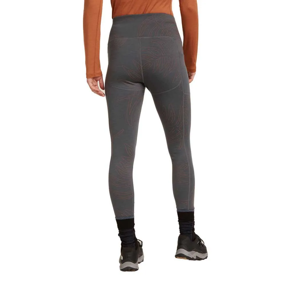 Icebreaker Merino 260 Fastray 25 High Rise Fresh Aop Leggings, Obsidian / carob / aop Icebreaker Merino 260 Fastray 25 High Rise Fresh Aop Leggings, Obsidian / carob / aop