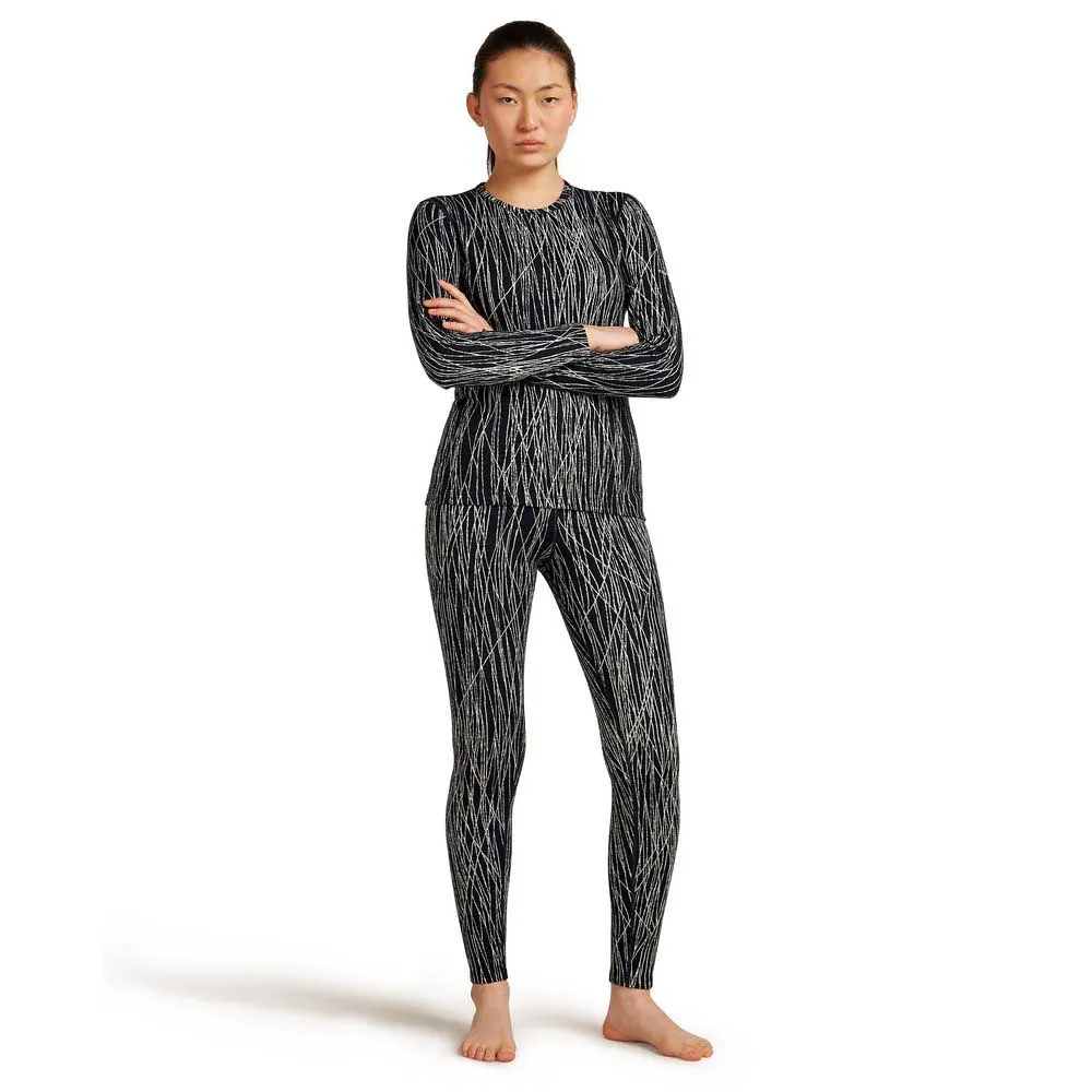 Icebreaker Merino 260 Tech Vertex High Rise Delta Lines Aop Baslagerbyxor Icebreaker Merino 260 Tech Vertex High Rise Delta Lines Aop Baslagerbyxor