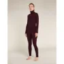 Icebreaker Merino 260 Vertex Frozen Forms Långärmad Baslager, Black / port / j