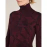 Icebreaker Merino 260 Vertex Frozen Forms Långärmad Baslager, Black / port / j
