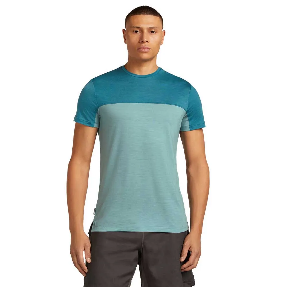 Icebreaker Merino Blend 125 Cool-lite™ Sphere Colour Block T-shirt Med Korta ärmar Icebreaker Merino Blend 125 Cool-lite™ Sphere Colour Block T-shirt Med Korta ärmar