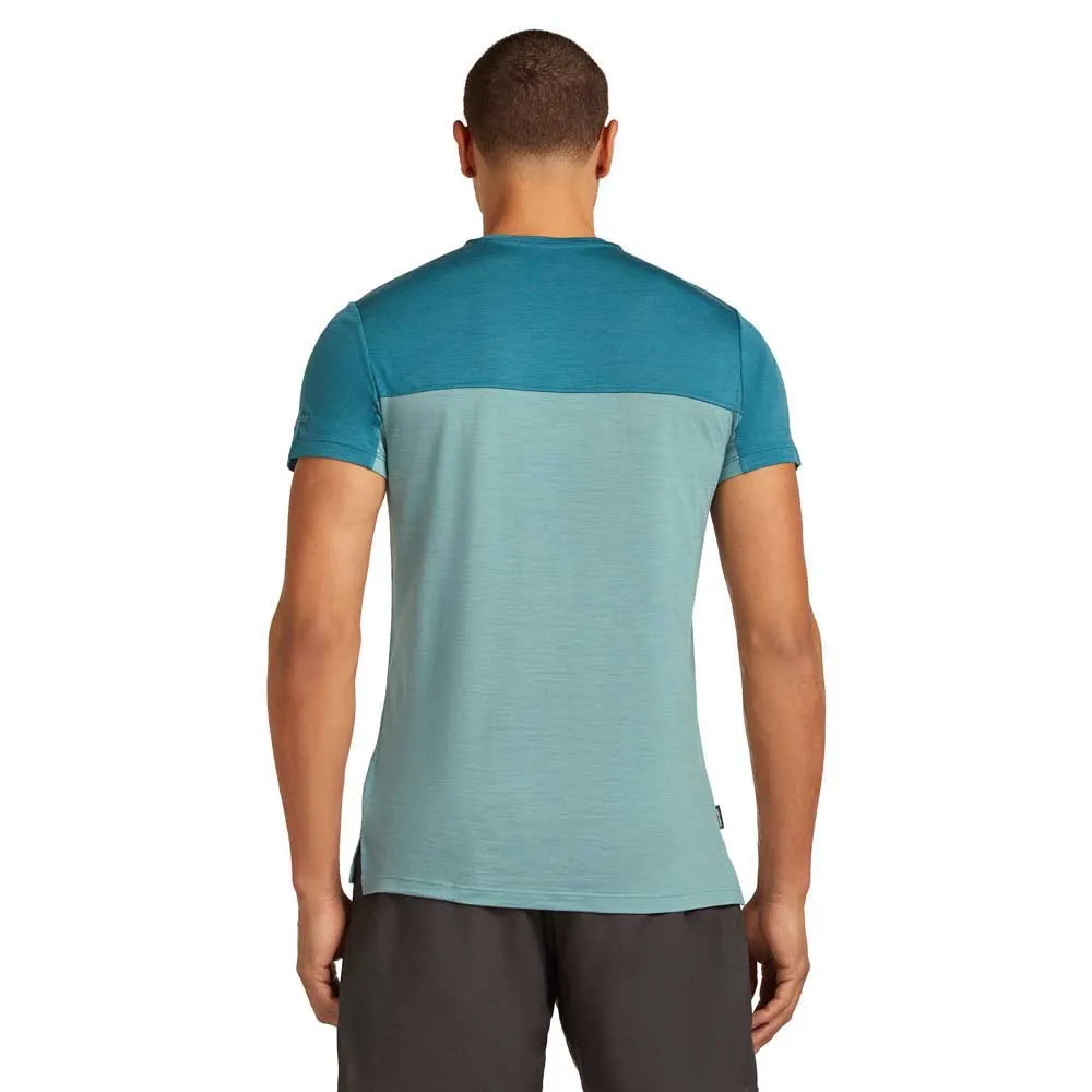 Icebreaker Merino Blend 125 Cool-lite™ Sphere Colour Block T-shirt Med Korta ärmar Icebreaker Merino Blend 125 Cool-lite™ Sphere Colour Block T-shirt Med Korta ärmar