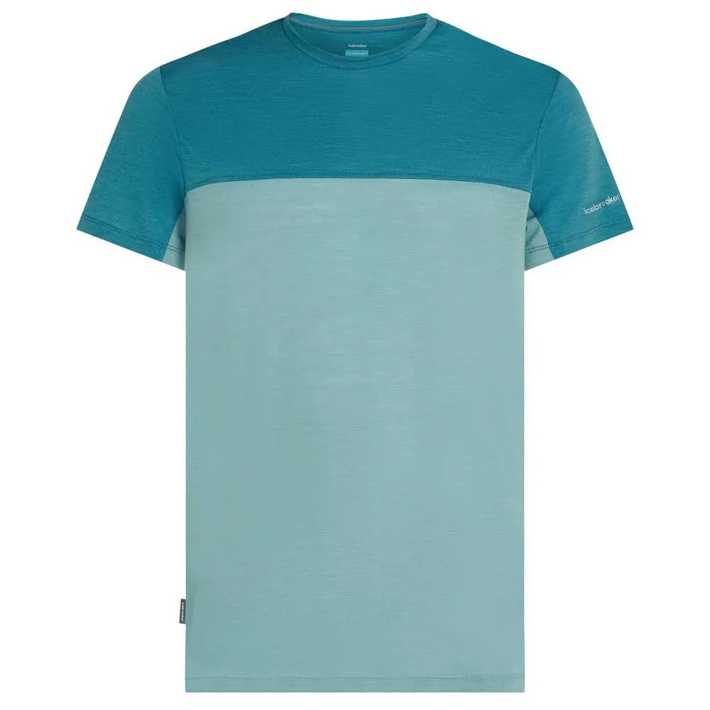 Icebreaker Merino Blend 125 Cool-lite™ Sphere Colour Block T-shirt Med Korta ärmar Icebreaker Merino Blend 125 Cool-lite™ Sphere Colour Block T-shirt Med Korta ärmar