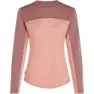 Icebreaker Merino Blend 125 Cool-lite™ Sphere Colour Block T-shirt Med Lång ärm, Blush / summit / cb