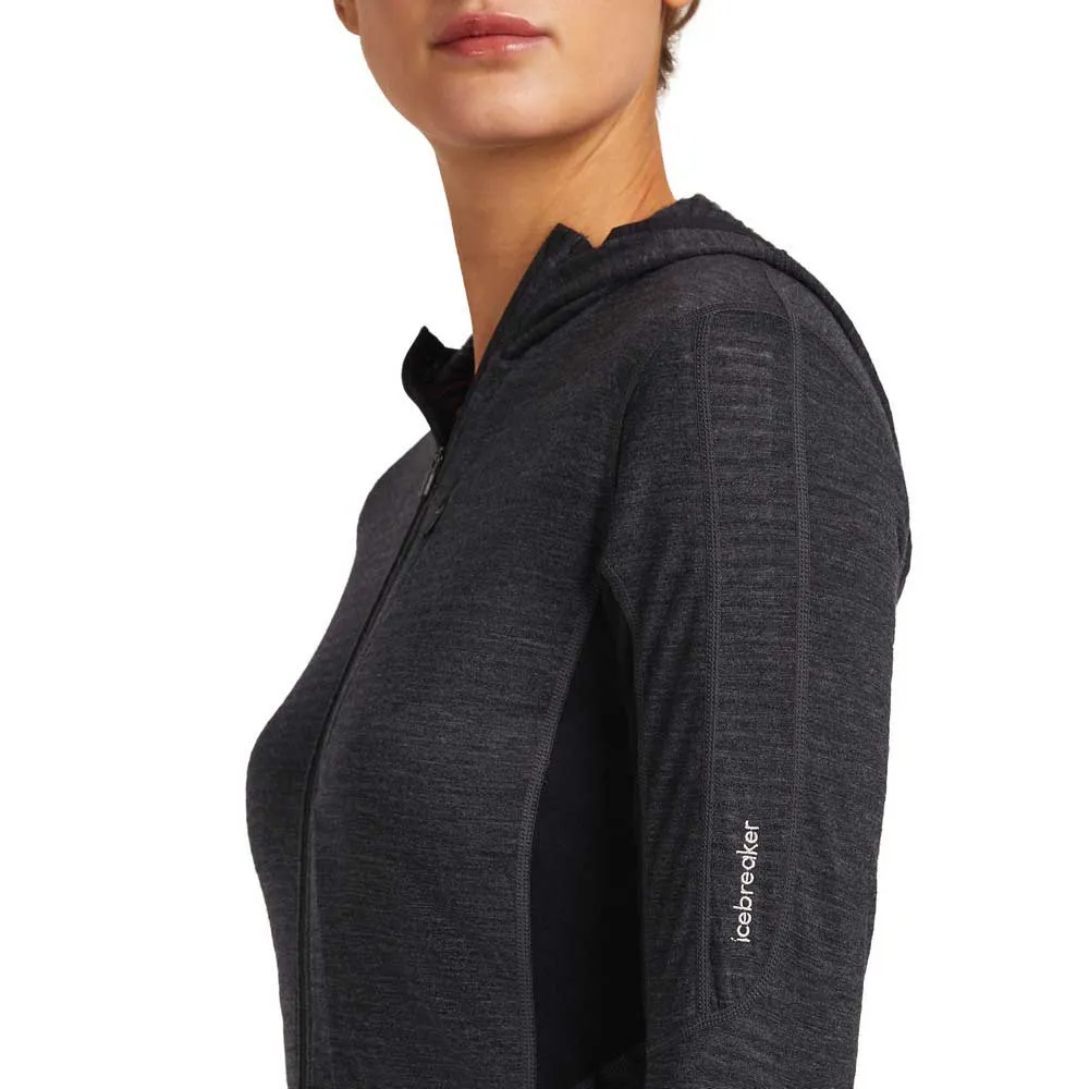 Icebreaker Merino Blend 200 Realfleece™ Descender Sweatshirt Med Dragkedja female