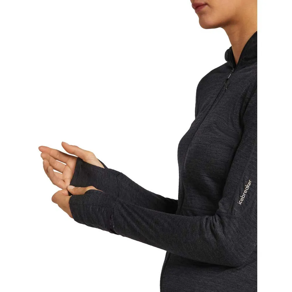 Icebreaker Merino Blend 200 Realfleece™ Descender Sweatshirt Med Dragkedja female