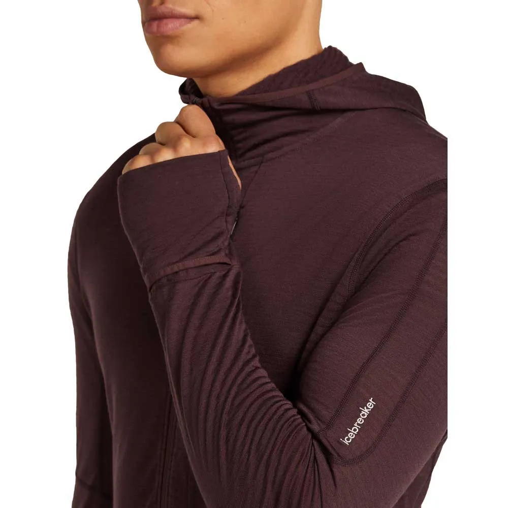 Icebreaker Merino Blend 200 Realfleece™ Descender Sweatshirt Med Dragkedja male