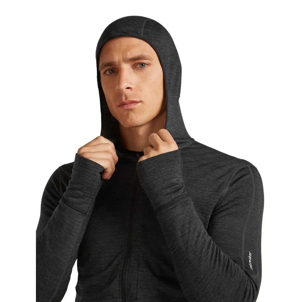 Icebreaker Merino Blend 200 Realfleece™ Descender Sweatshirt Med Dragkedja male