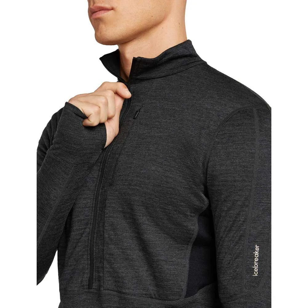 Icebreaker Merino Blend 200 Realfleece™ Descender Tröja Med Halv Dragkedja male